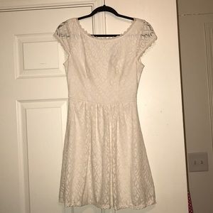 Cream lace dress
